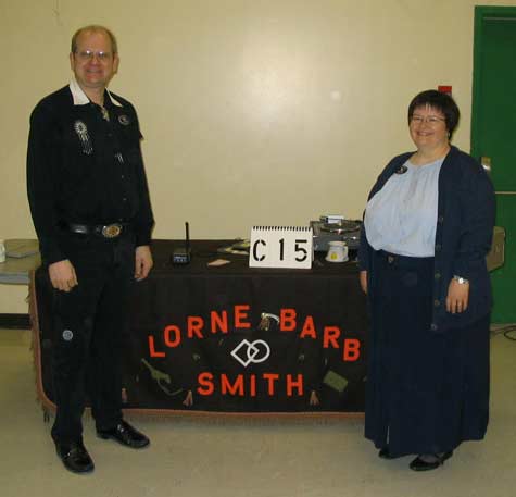 Barb and Lorne Smith Setup for a Dance